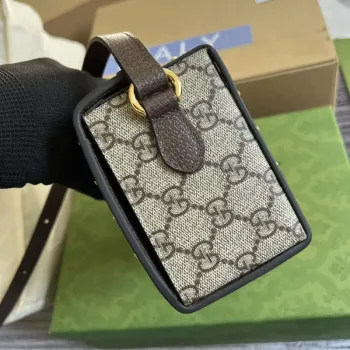 Gucci 678460 GG Mini Taška Hnědá