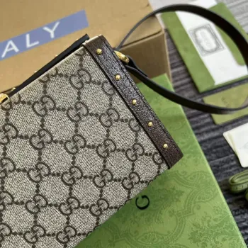 Gucci 678460 GG Mini Taška Hnědá