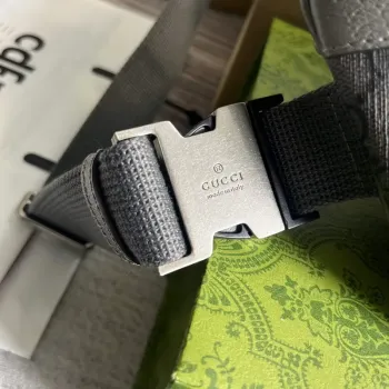 Gucci 733868 Ophidia Pásková taška Šedá