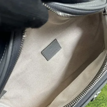 Gucci 733868 Ophidia Pásková taška Šedá