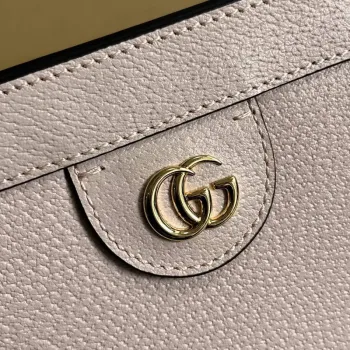 Gucci 503877 Ophidia malá ramenní taška s Double G Světle růžová