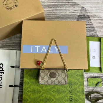 Gucci 726253 Mince s dvojitým G jahodou