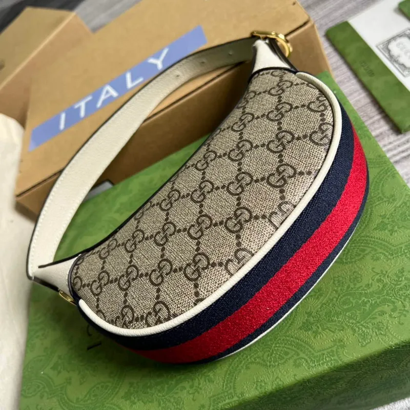 Gucci 658551 Ophidia GG Mini Taška Bílá