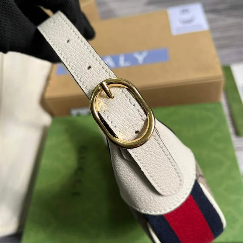 Gucci 658551 Ophidia GG Mini Taška Bílá