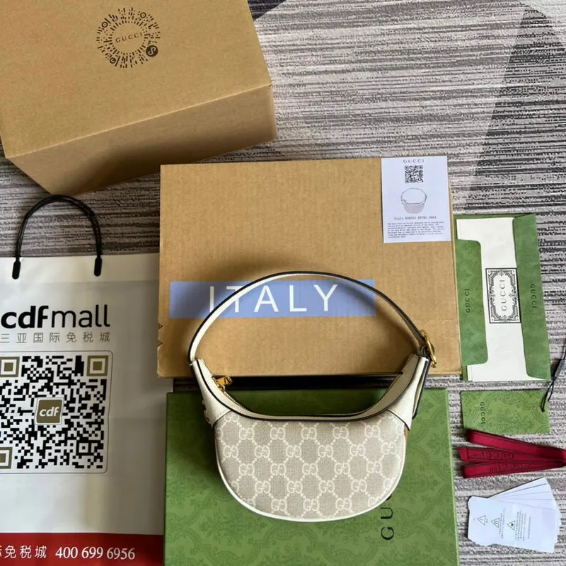 Gucci 658551 Ophidia GG Mini Taška Béžová