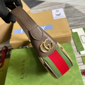 Gucci 658551 Ophidia Jumbo GG Mini Taška Hnědá