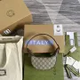 Gucci 658551 Ophidia GG Mini Taška Hnědá