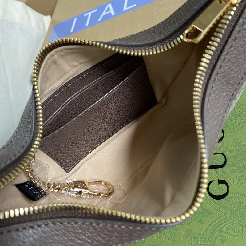 Gucci 658551 Ophidia GG Mini Taška Hnědá