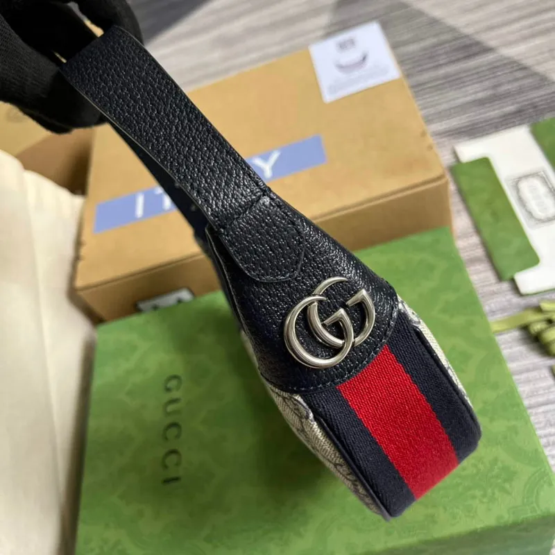 Gucci 658551 Ophidia GG Mini Taška Modrá