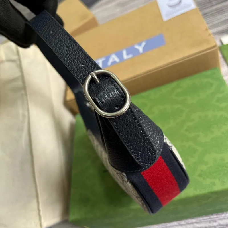 Gucci 658551 Ophidia GG Mini Taška Modrá