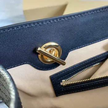 Gucci 479197 Padlock Střední GG Kabelka přes rameno Černá