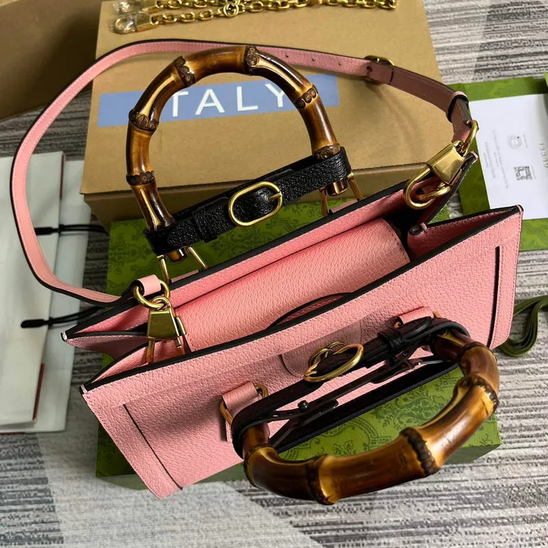 Gucci 735153 Gucci Diana Malá Kabelka Přes Rameno Růžová