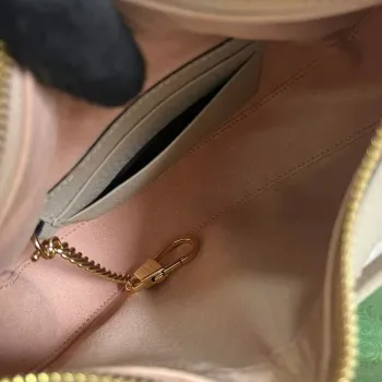 Gucci 726843 GG mini taška ve tvaru půlměsíce Ovesná