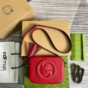 Gucci 742360 Gucci Blondie Malá Ramenní Taška Červená