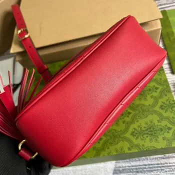 Gucci 742360 Gucci Blondie Malá Ramenní Taška Červená