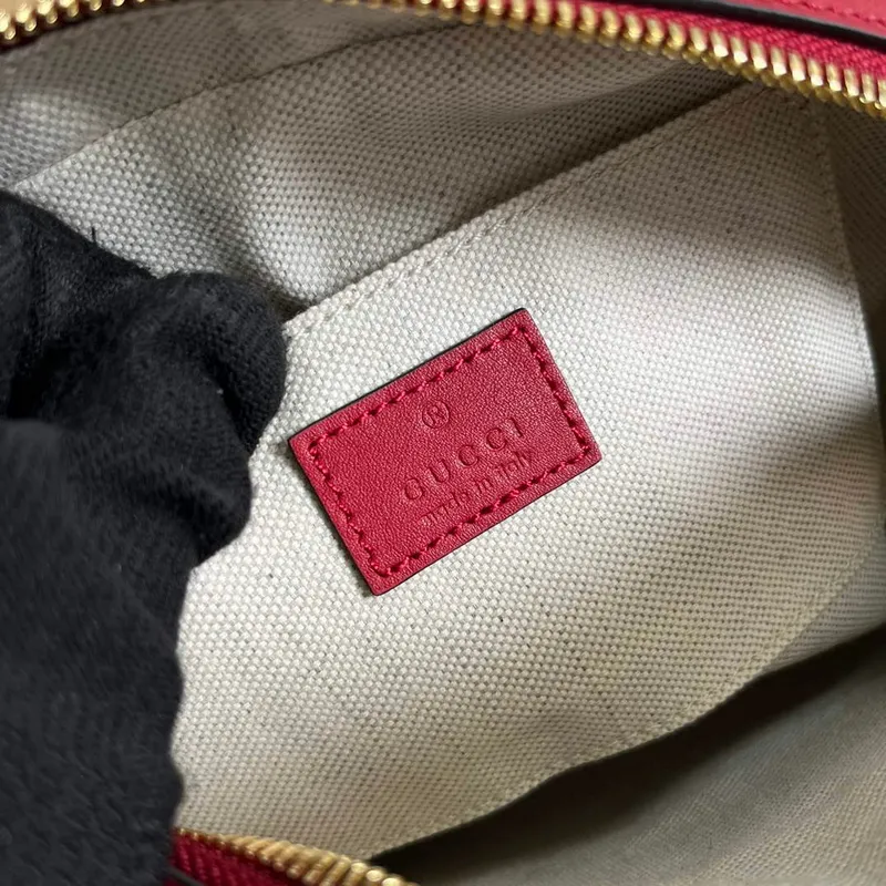 Gucci 742360 Gucci Blondie Malá Ramenní Taška Červená