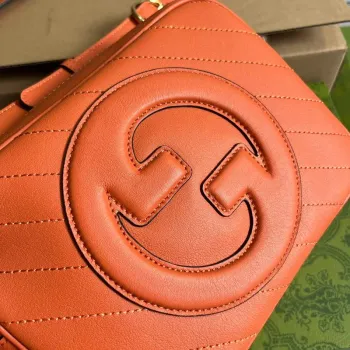 Gucci 742360 Gucci Blondie Malá Kabelka Přes Rameno Oranžová