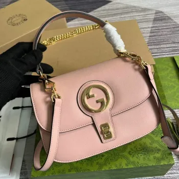 Gucci 735101 Gucci Blondie Taška s horním uchem Světle růžová