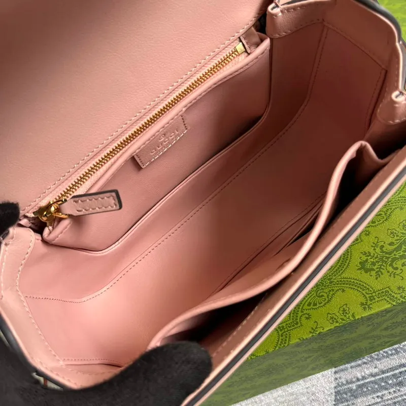 Gucci 735101 Gucci Blondie Taška s horním uchem Světle růžová