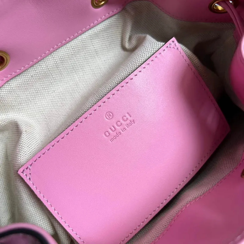 Gucci 702101 Bamboo batoh Růžový