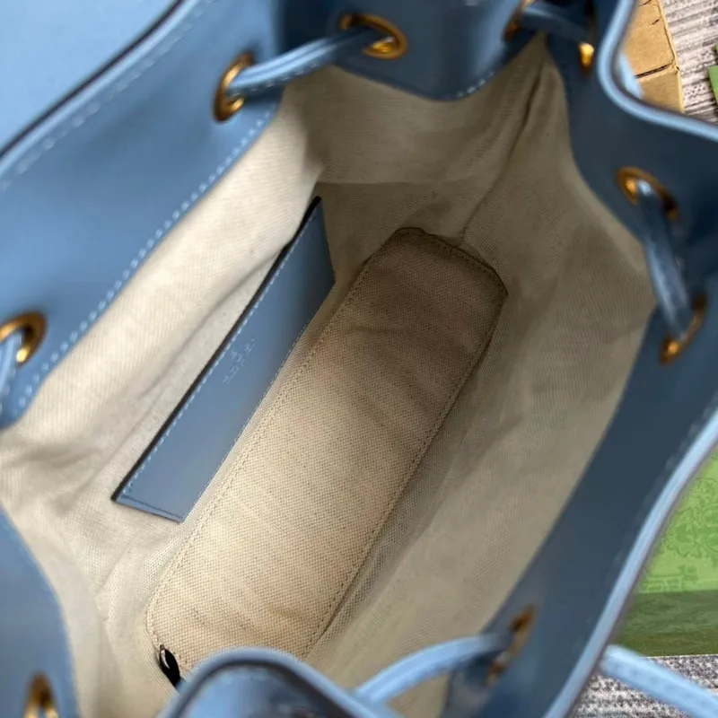 Gucci 702101 Bamboo batoh Modrý