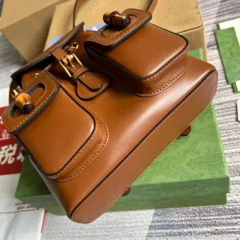 Gucci 702101 Bamboo batoh Hnědý