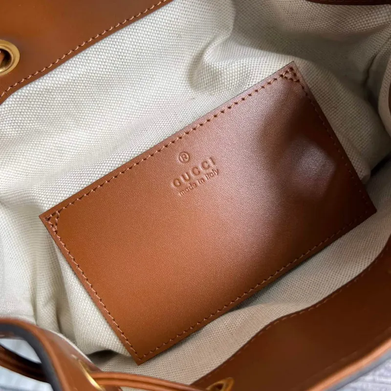 Gucci 702101 Bamboo batoh Hnědý