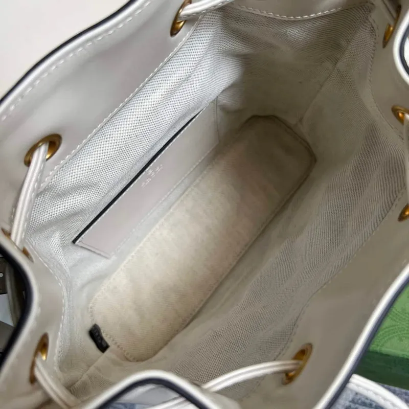 Gucci 702101 Bamboo batoh bílý