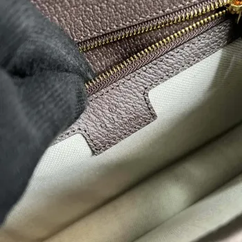 Gucci 651055 Ophidia GG malá kabelka s horním uchopem Camel a banánová