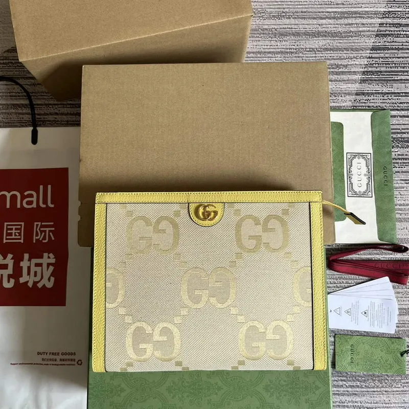 Gucci 625549 Ophidia jumbo GG taška Banana