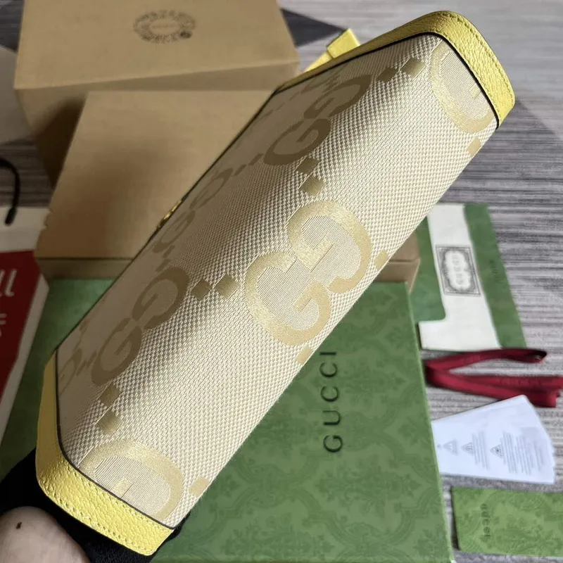 Gucci 625549 Ophidia jumbo GG taška Banana