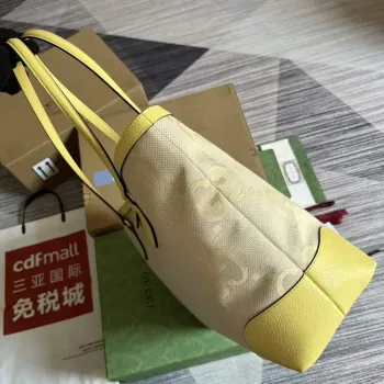 Gucci 631685 Ophidia jumbo GG střední taška Banana