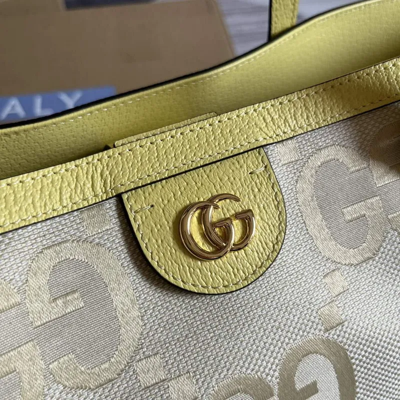 Gucci 631685 Ophidia jumbo GG střední taška Banana