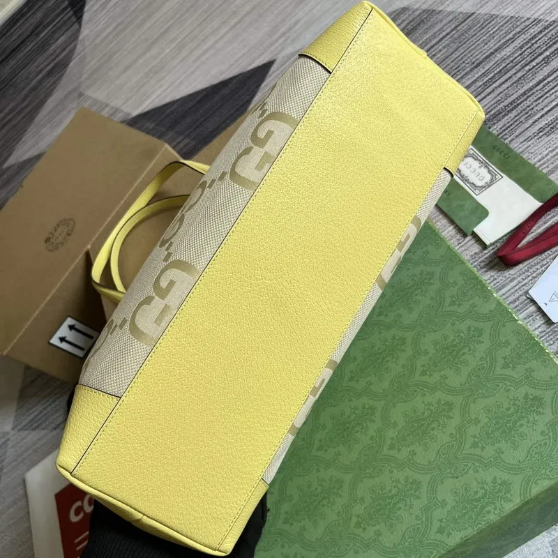 Gucci 631685 Ophidia jumbo GG střední taška Banana