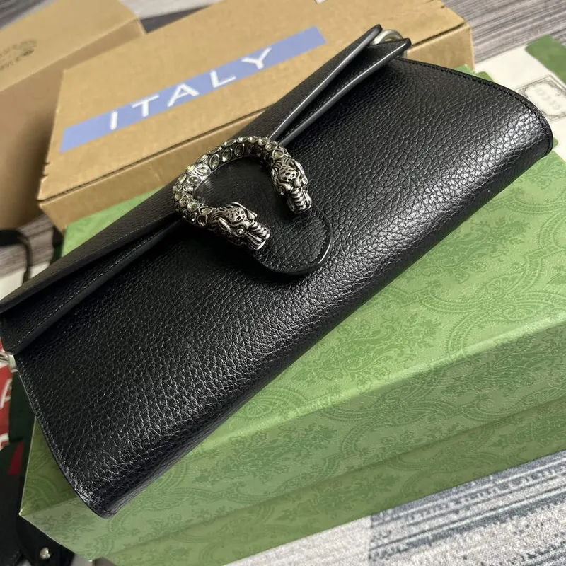 Gucci 731782 Dionysus malá ramenní taška černá