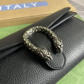 Gucci 731782 Dionysus malá ramenní taška černá