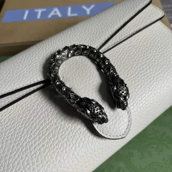 Gucci 731782 Dionysus malá ramenní taška Bílá