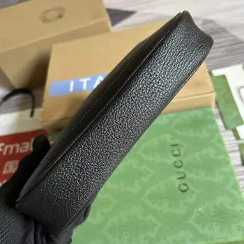 Gucci 739076 ramenní taška Aphrodite s Double G černá