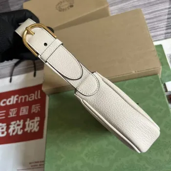 Gucci 739076 ramenní taška Aphrodite s Double G bílá