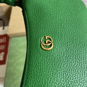 Gucci 739076 ramenní taška Aphrodite s Double G Zelená