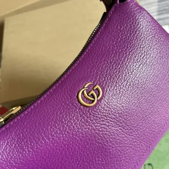 Gucci 739076 ramenní taška Aphrodite s Double G fialová
