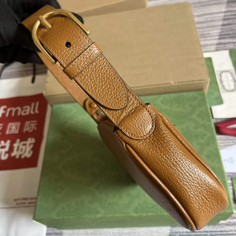 Gucci 739076 ramenní taška Aphrodite s Double G Cuir