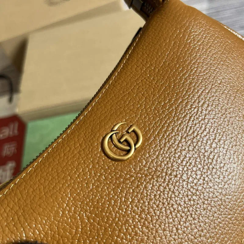 Gucci 739076 ramenní taška Aphrodite s Double G Cuir