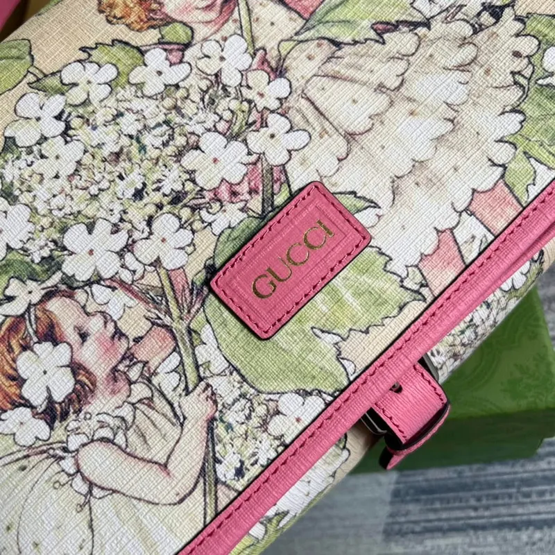 Gucci 664143 Dětská messenger taška Růžová