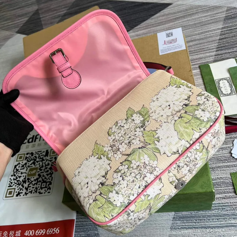 Gucci 664143 Dětská messenger taška Růžová