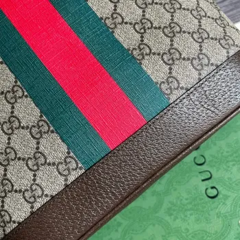 Gucci 726762 Ophidia Malá Taška přes Rameno Hnědá