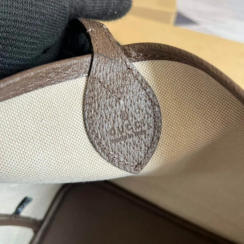 Gucci 726762 Ophidia Malá Taška přes Rameno Hnědá