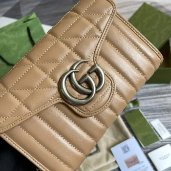 Gucci 474575 GG Marmont mini taška Světle růžová