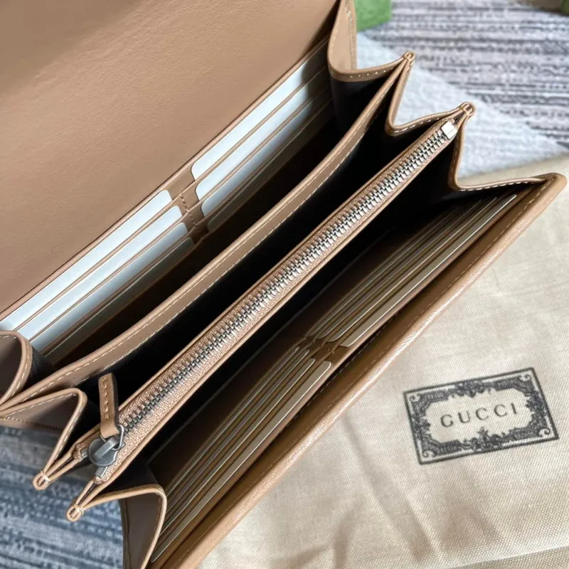 Gucci 474575 GG Marmont mini taška Světle růžová