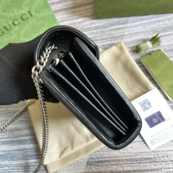 Gucci 474575 GG Marmont mini taška černá